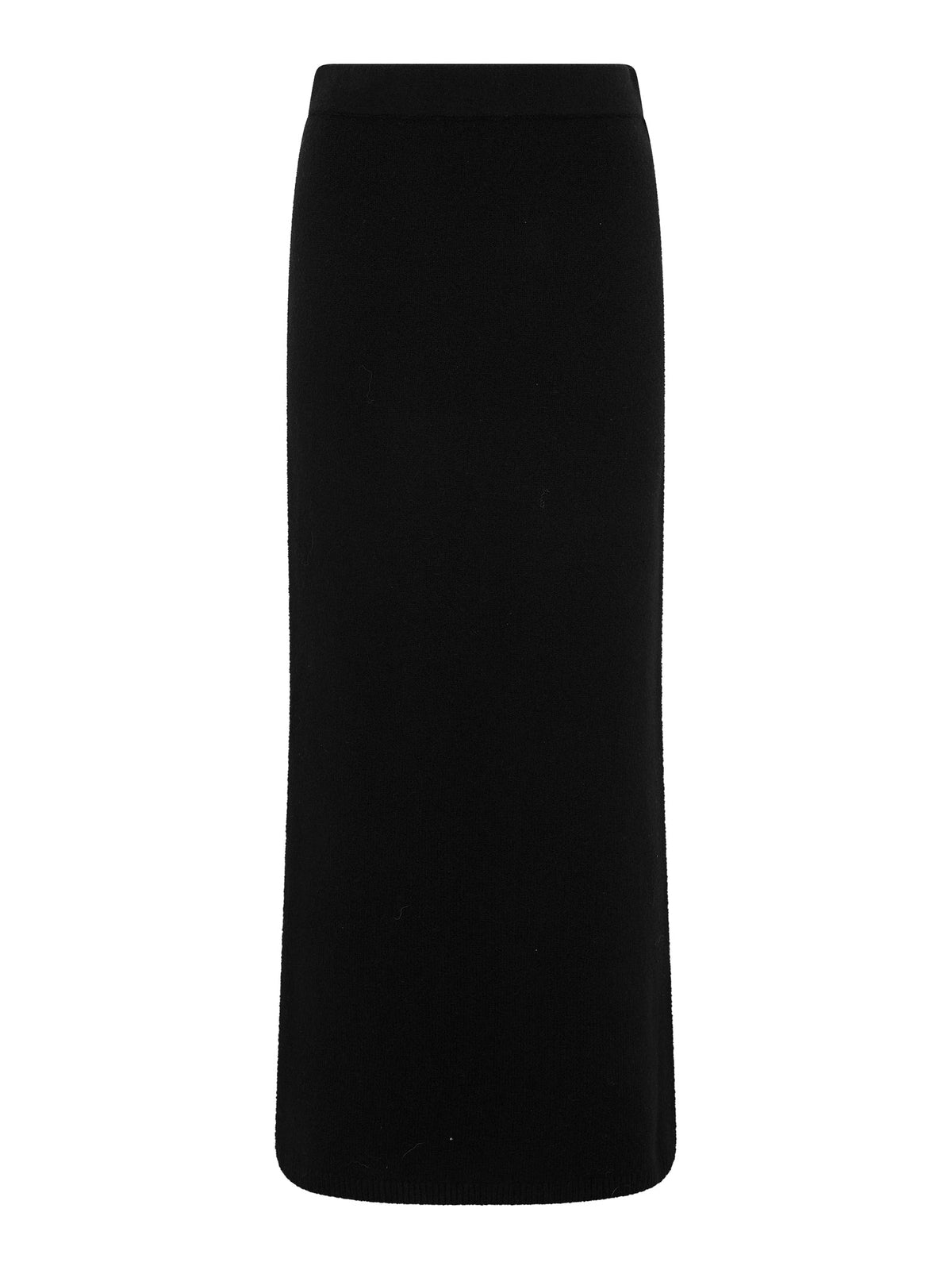 Queenie Knitted Skirt in Black
