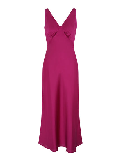 Cerelle Dress in Magenta