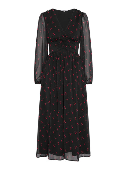 Gabriella Dress in Cherry Print
