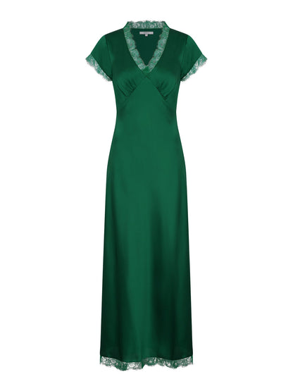 Woolf Dress in Alpine Green