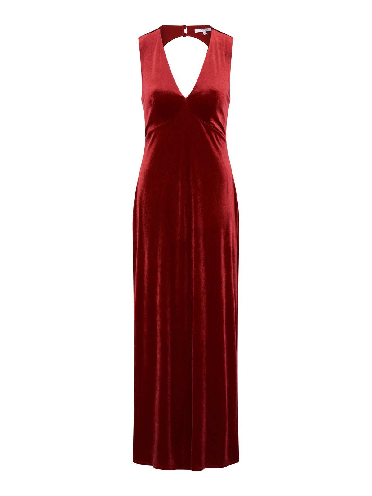 Nova Velvet Dress in Red