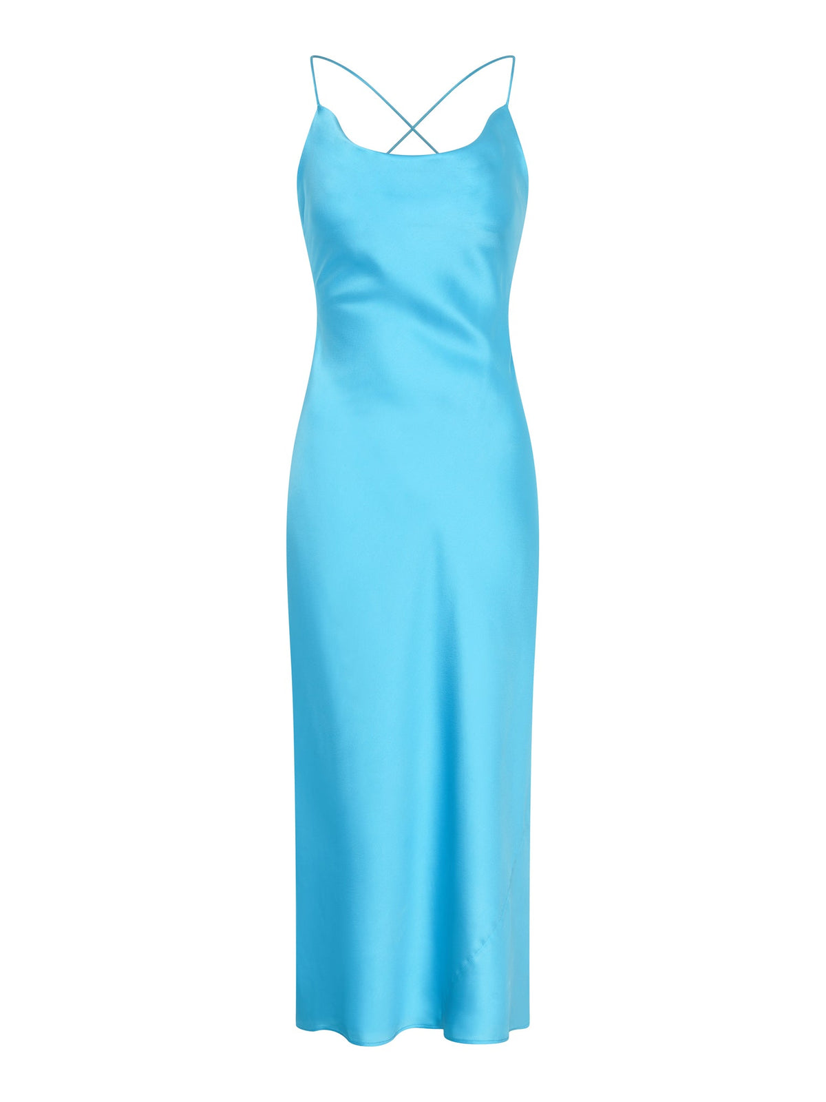 Riviera Midi Dress in Turquoise