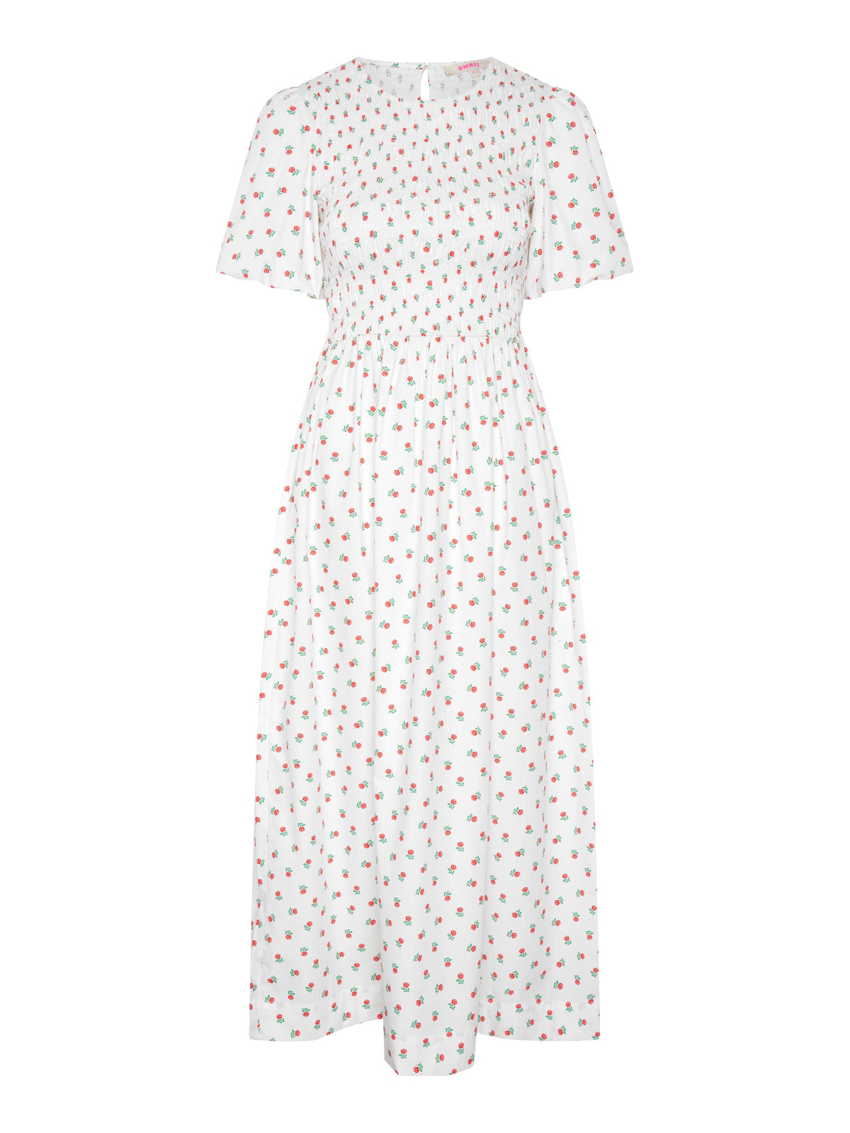 Terri Midi Dress in White
