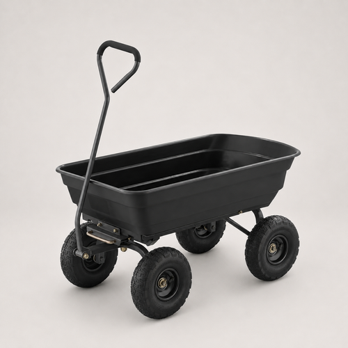 Heavy-Duty Garden Cart with Quick Dump System – Haul Smarter Outdoors