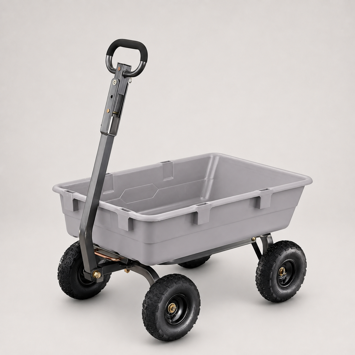 Heavy-Duty Garden Cart with Quick Dump System – Haul Smarter Outdoors