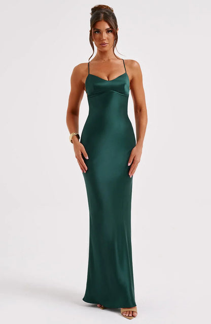 Malika Maxi Dress - Emerald