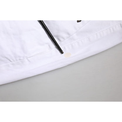 AGLINI White Skinny Fit Mid Waist Men Chino Trouser Pants