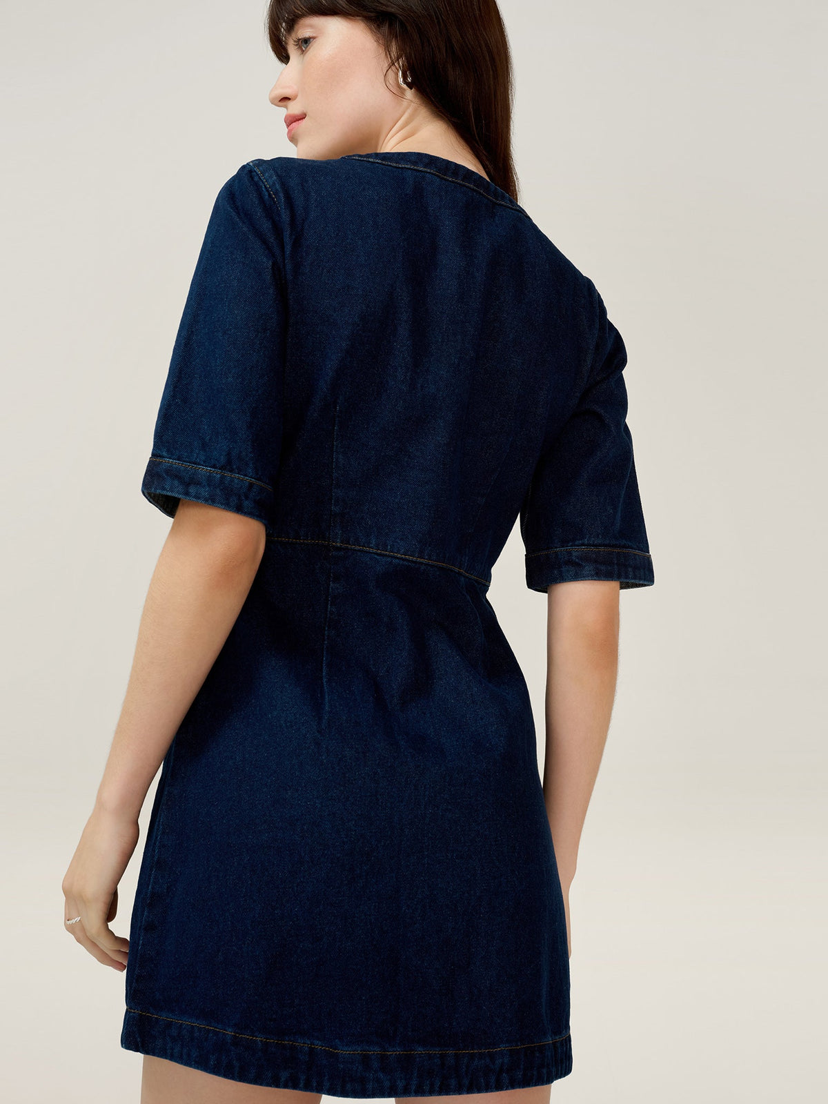 Adia Dress in Indigo