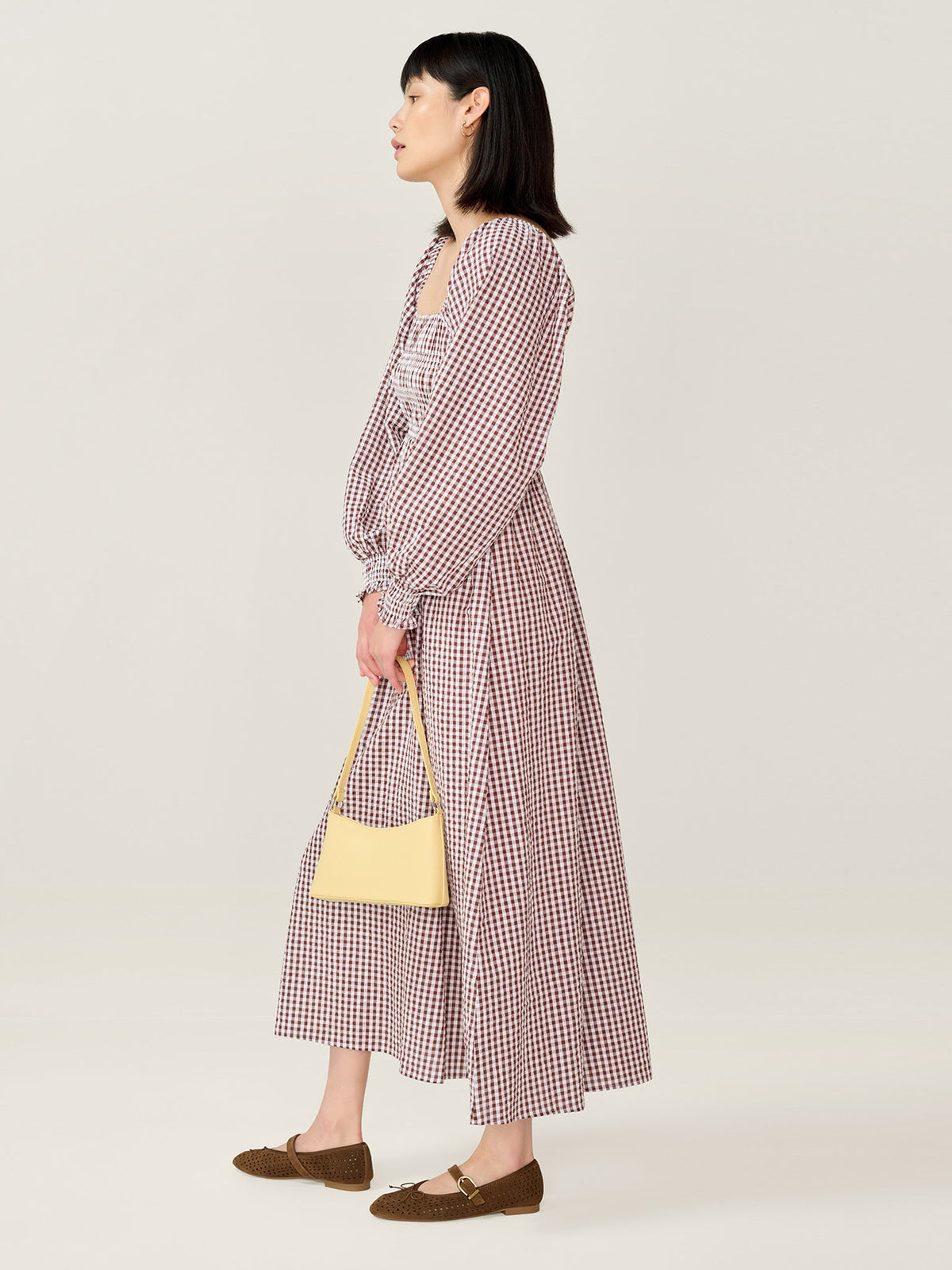 Amaryllis Dress in Chocolate