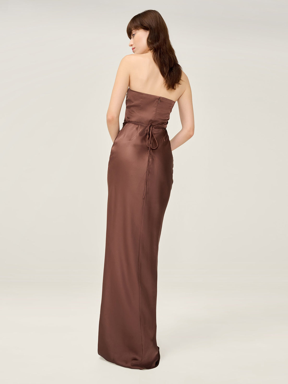 Amdra Dress in Chocolate