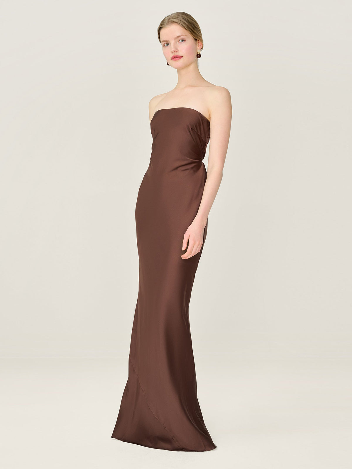 Amdra Dress in Chocolate