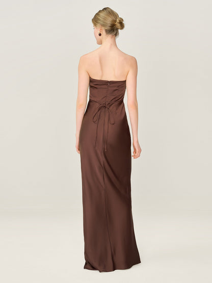 Amdra Dress in Chocolate