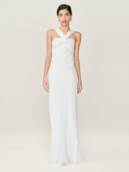 Amelie Dress in Ivory