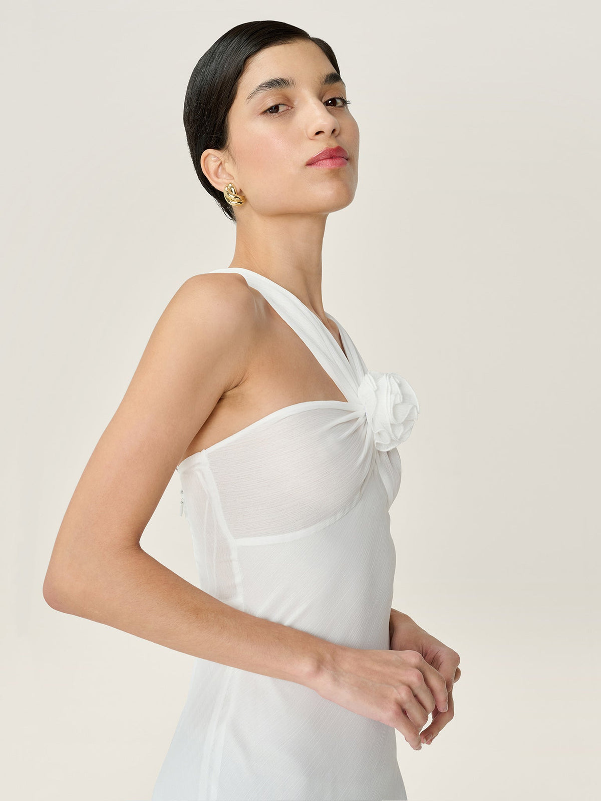 Amelie Dress in Ivory