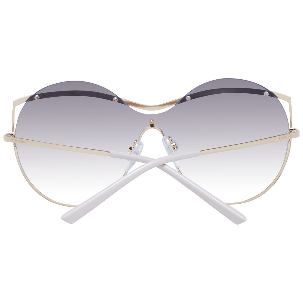 Ana Hickmann Gold Acetate Sunglasses