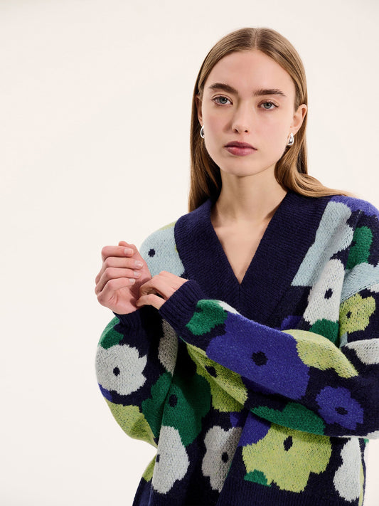 Ari Oversized Floral Jumper
