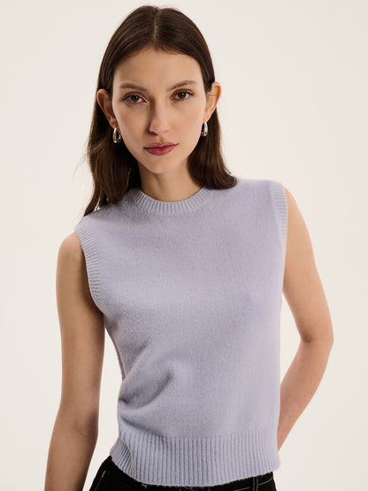 Bob Sweater Vest in Light Blue