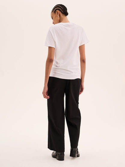 Jack Boyfriend Tee in White