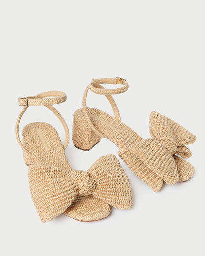 Carmen Natural Bow Sandal