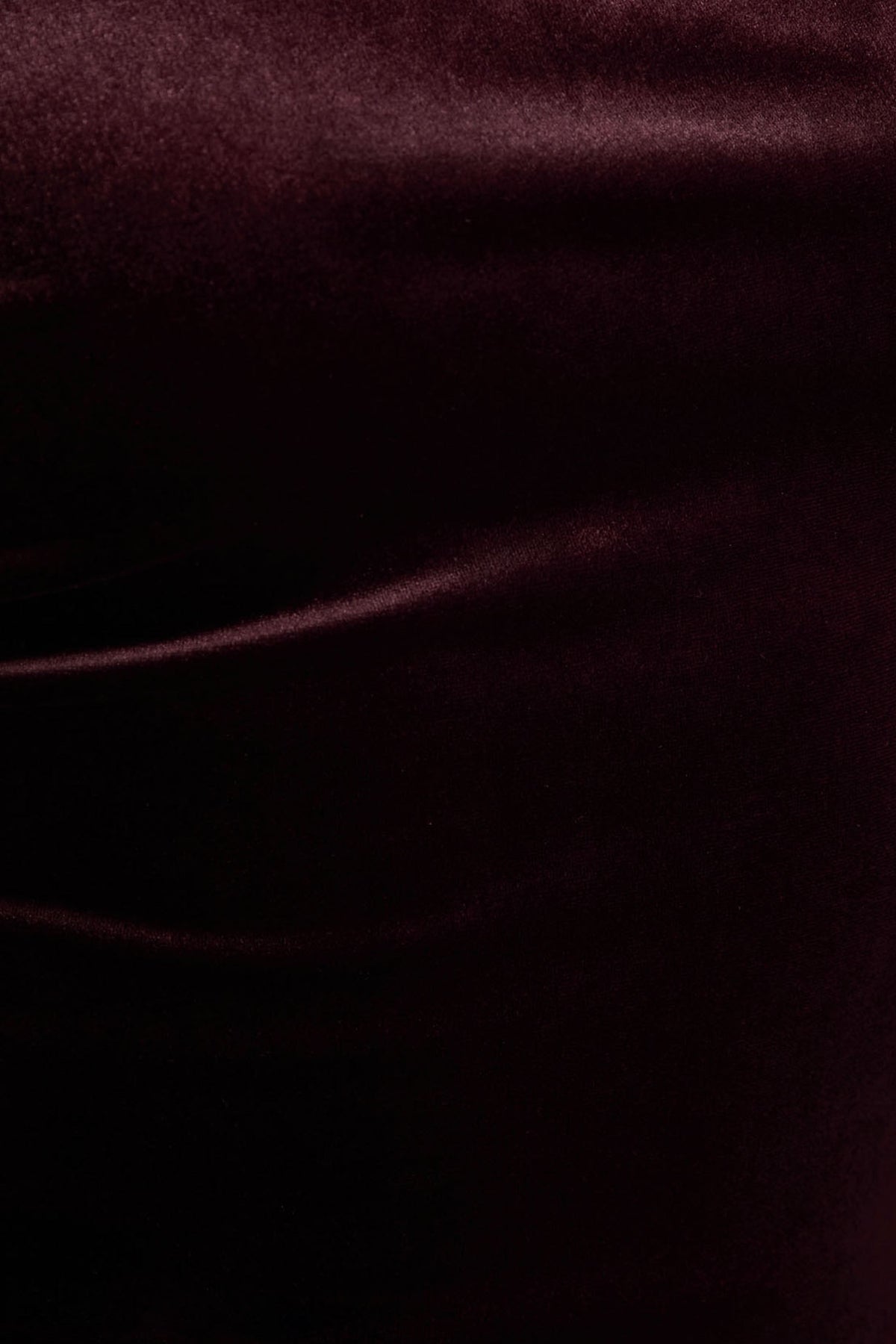 Carella | Burgundy Velvet Twisted Asymmetric Midi Dress
