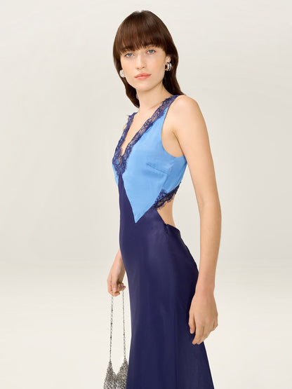 Caroline Dress in Patriot Blue