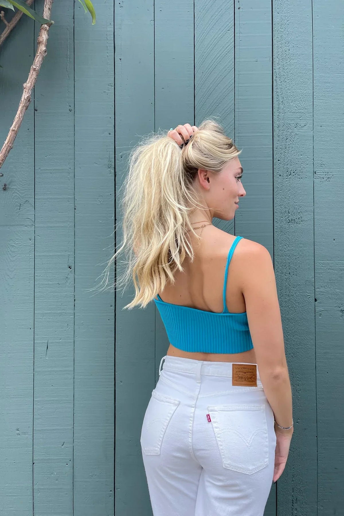 Marina Ribbed Cami Crop Top
