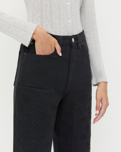 Demi Embroidered Pant