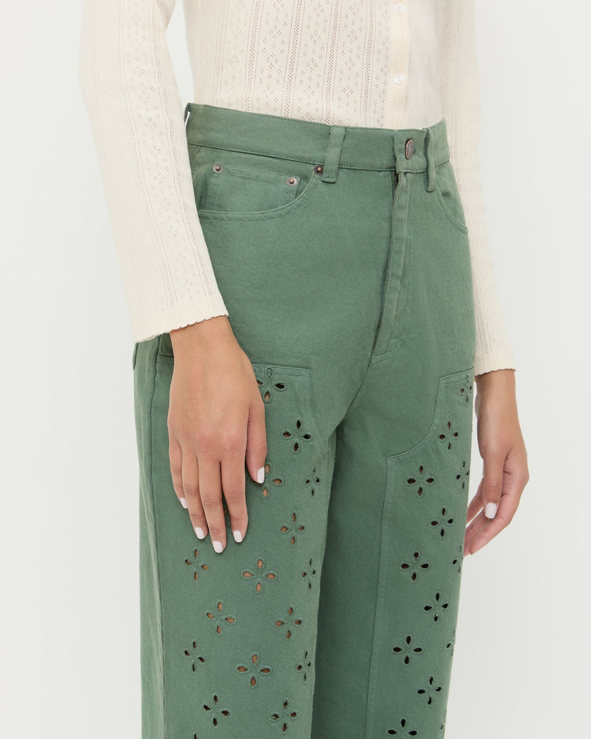 Demi Embroidered Pant