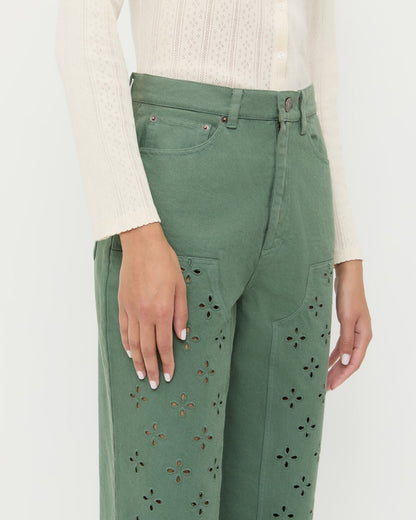 Demi Embroidered Pant
