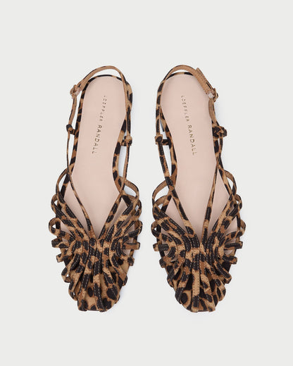 Devon Leopard Slingback Sandal