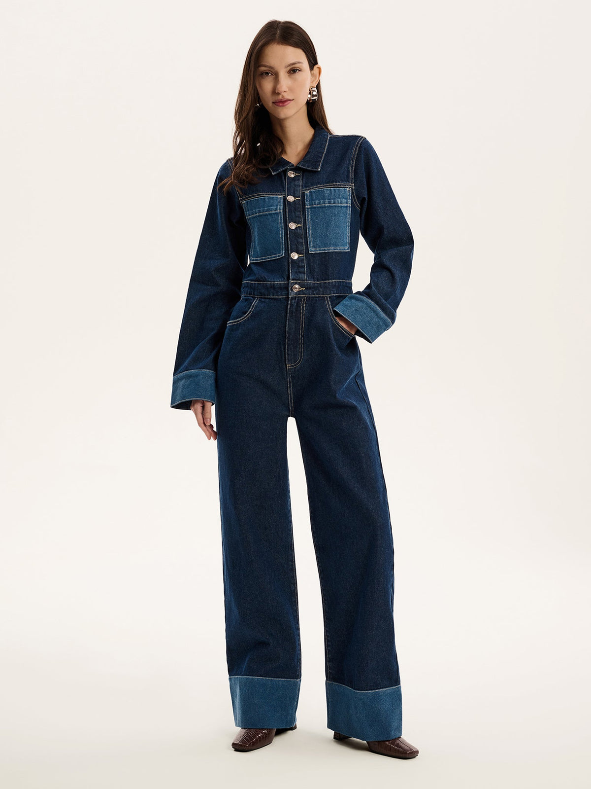 Diya Jumpsuit in Indigo