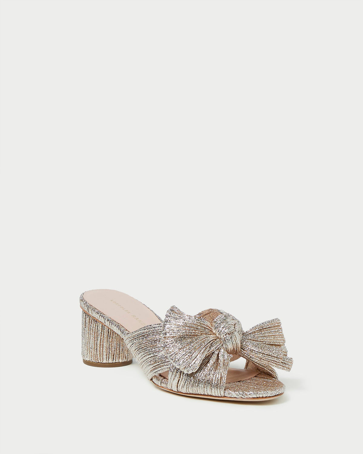 Emilia Pleated Bow Heel