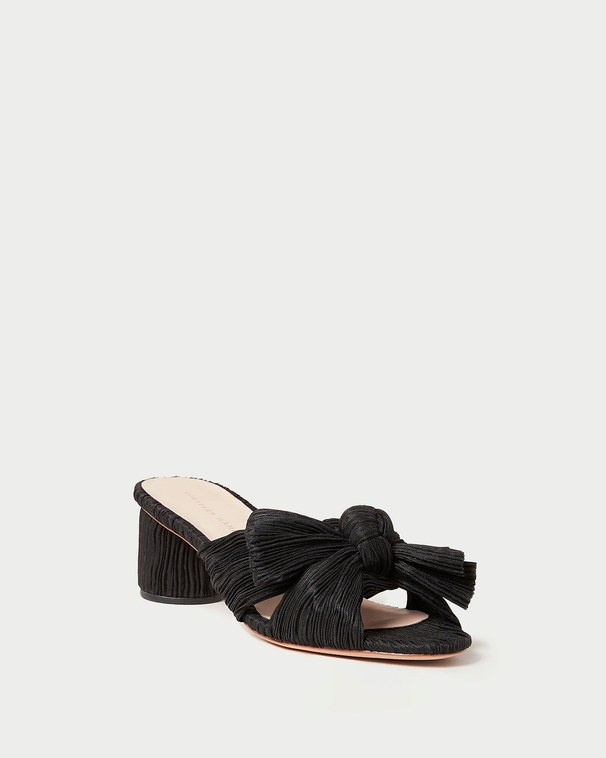 Emilia Pleated Bow Heel