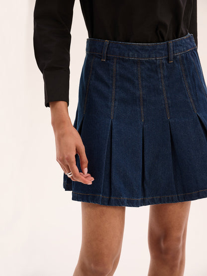 Echo Denim Mini Skirt