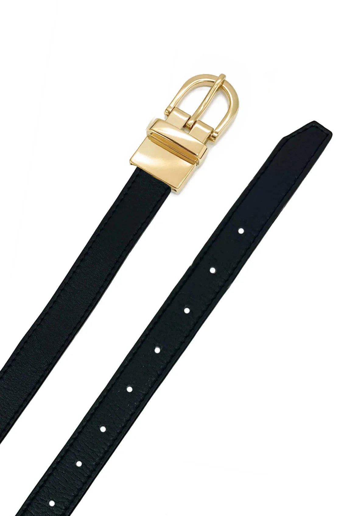Ellen Reversible Leather Belt Cheetah & Black