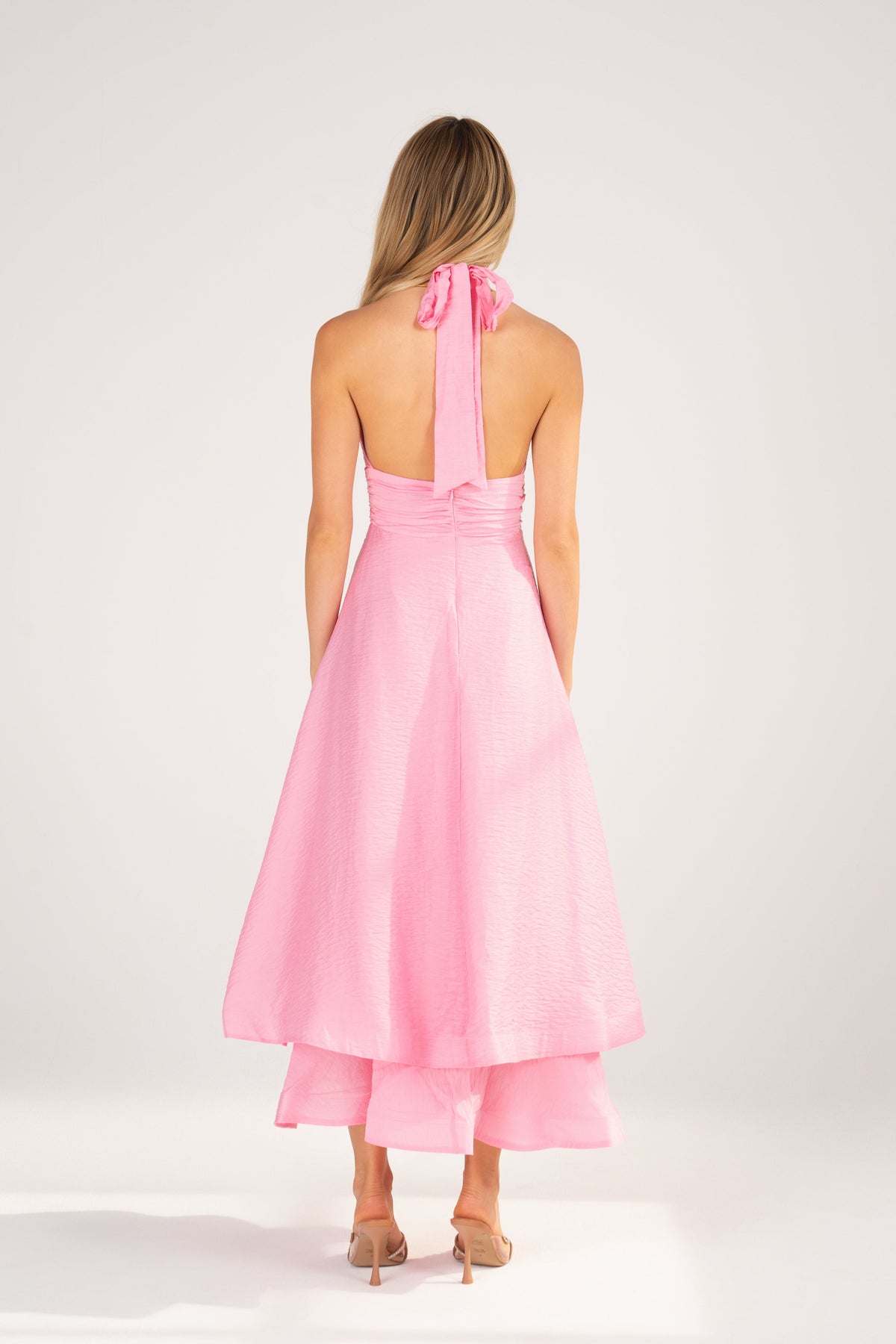 Elodie Halter Neck Maxi Dress