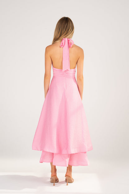 Elodie Halter Neck Maxi Dress