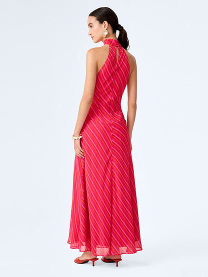 Elsie Dress in Pink and Orange