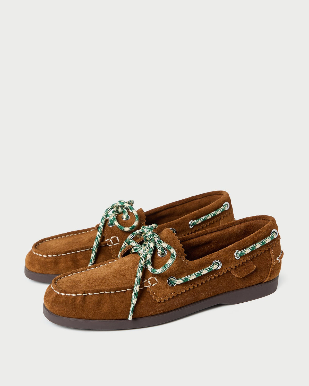 Franco Cacao Suede Boat Shoe