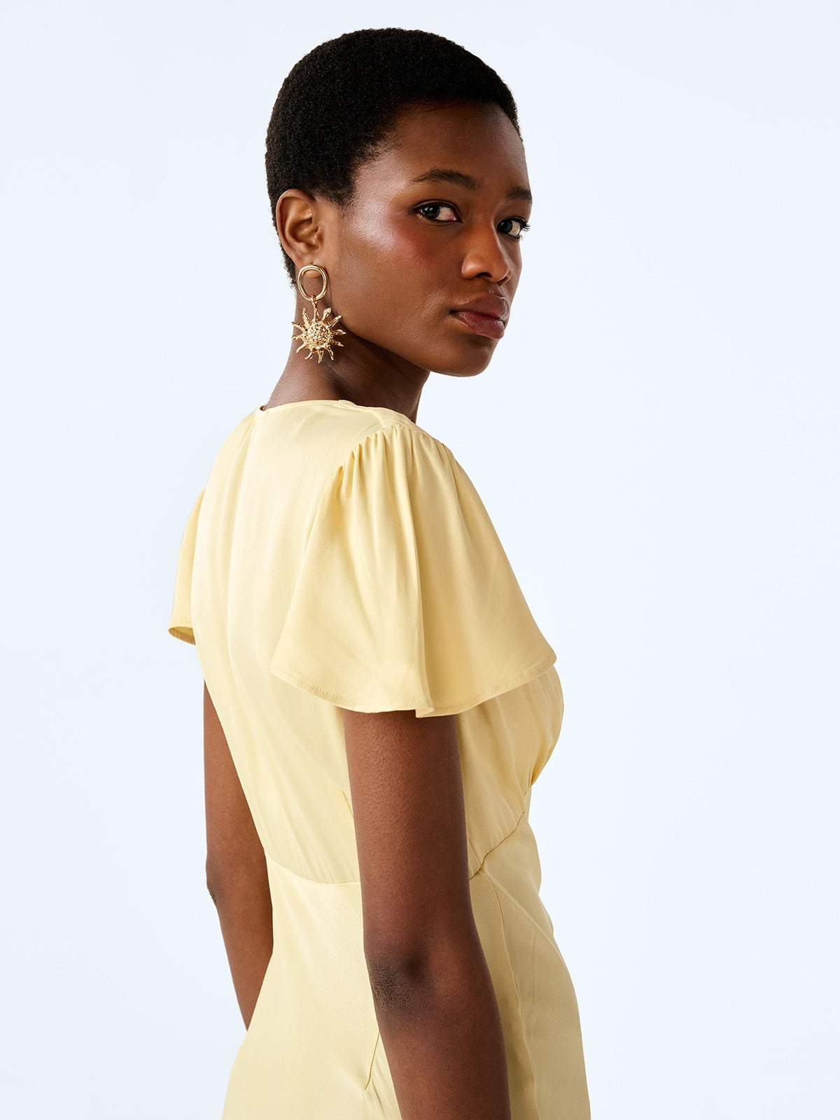 Fai Dress in Double Cream