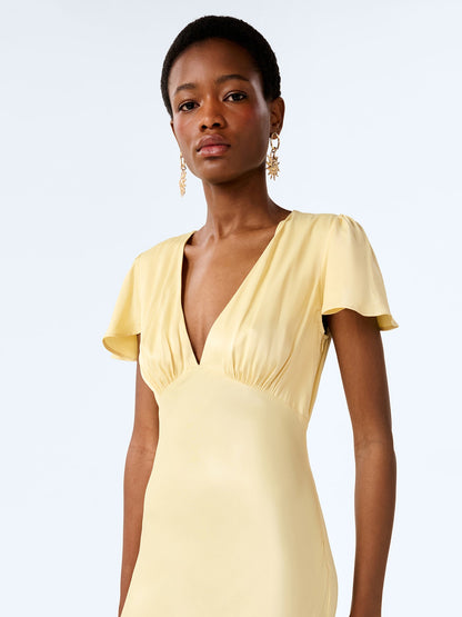 Fai Dress in Double Cream
