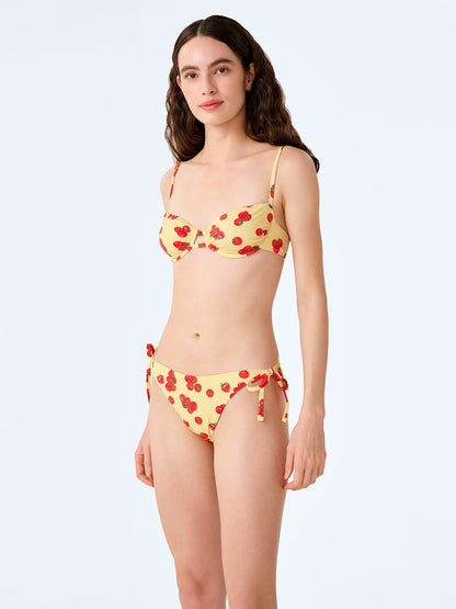 Fiji Bikini Set in Tomato Print