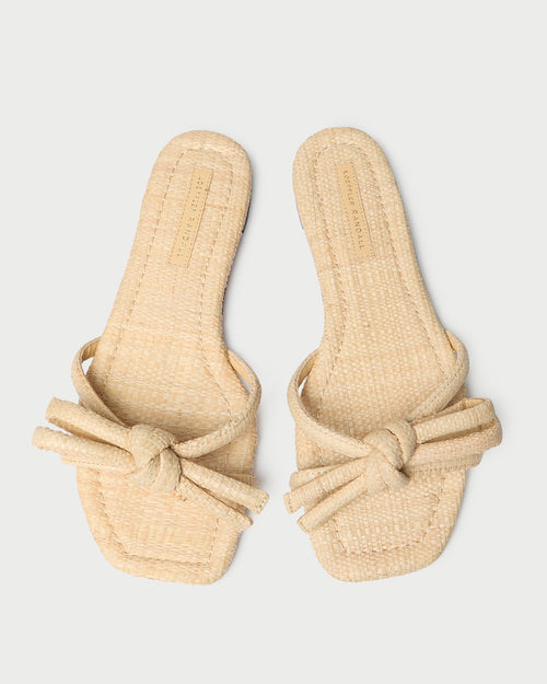 Hadley Natural Bow Sandal