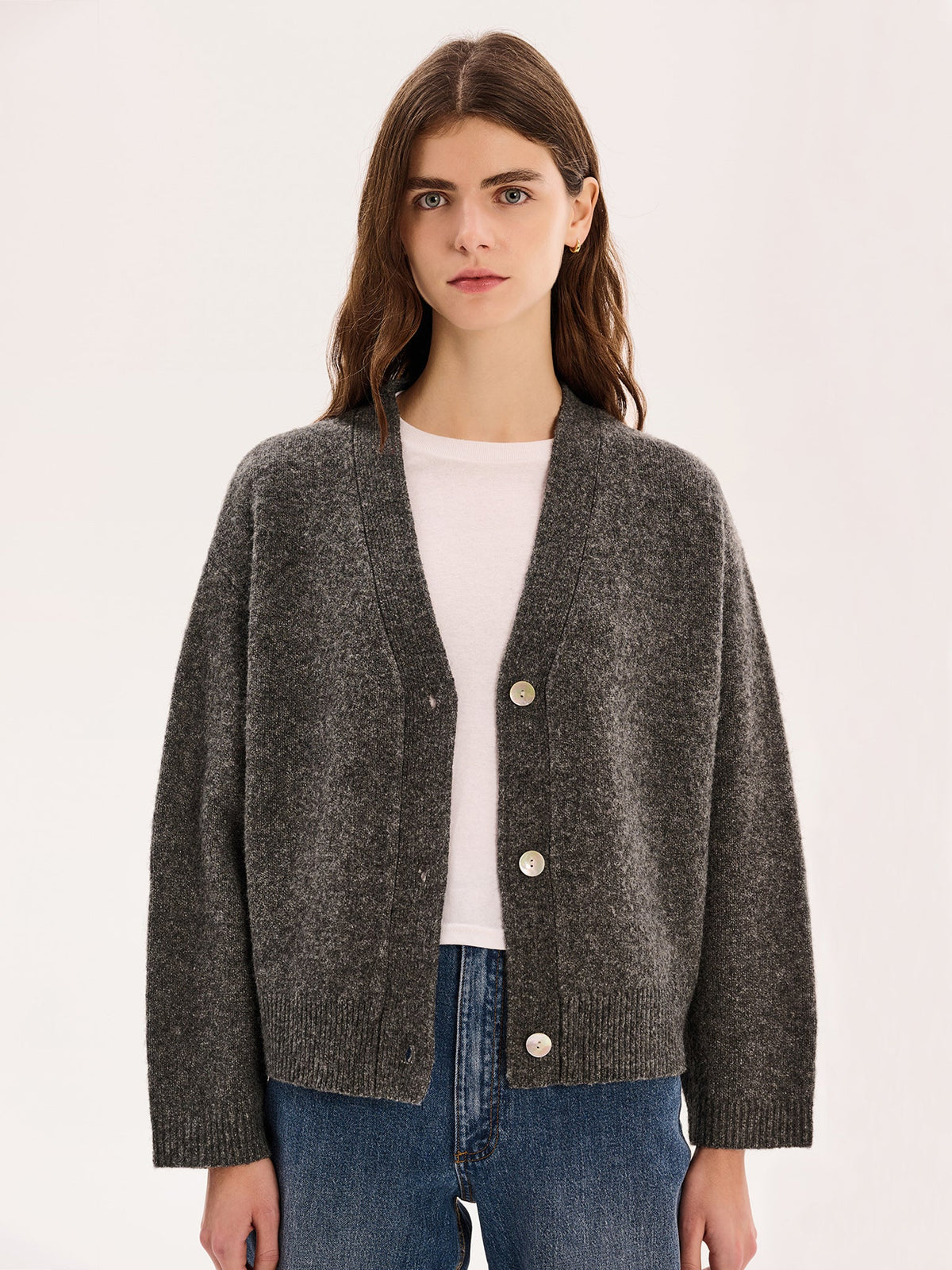 Henni Cardigan in Charcoal