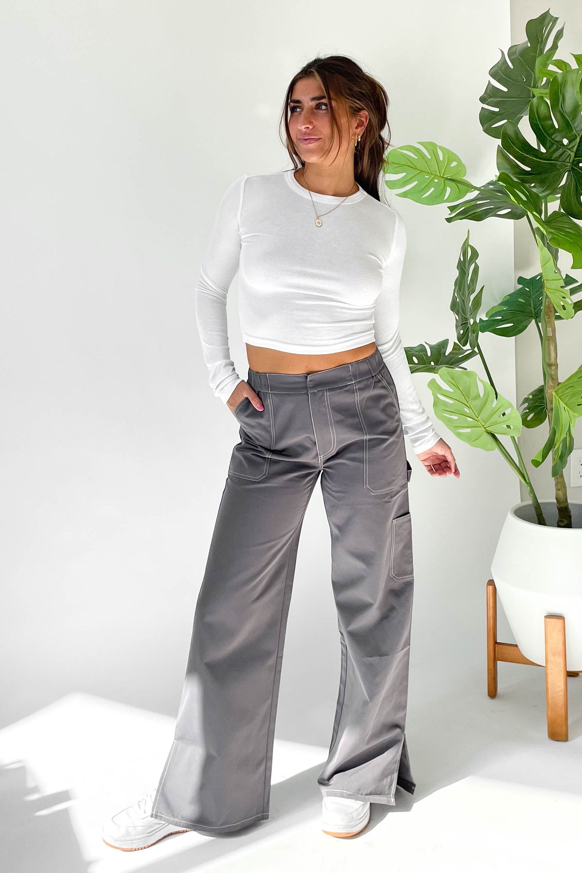 Effortless Long Sleeve in White