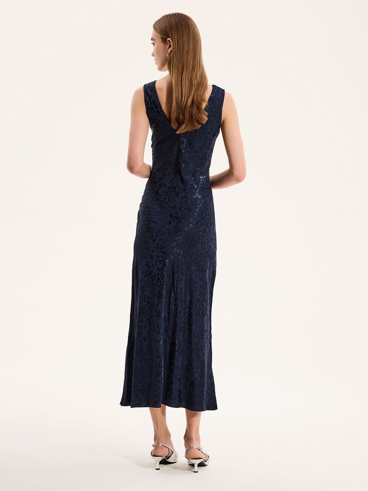 Iris Maxi Dress in Navy