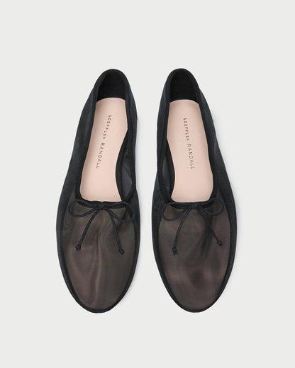 Landon Black Mesh Ballet Flat