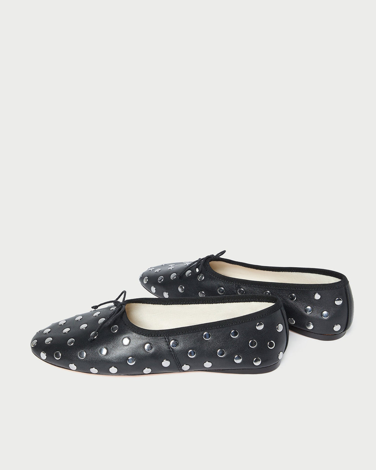 Landon Black/Silver Ballet Flat