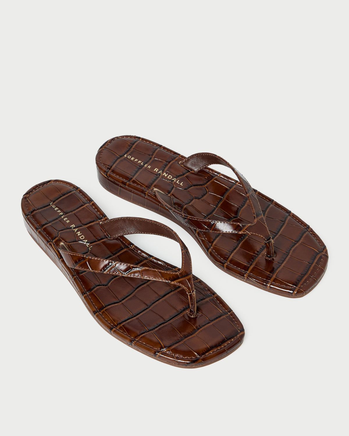 Lina Espresso Leather Flip Flop