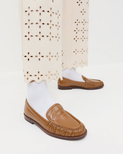 Lucille Safari Leather Loafer